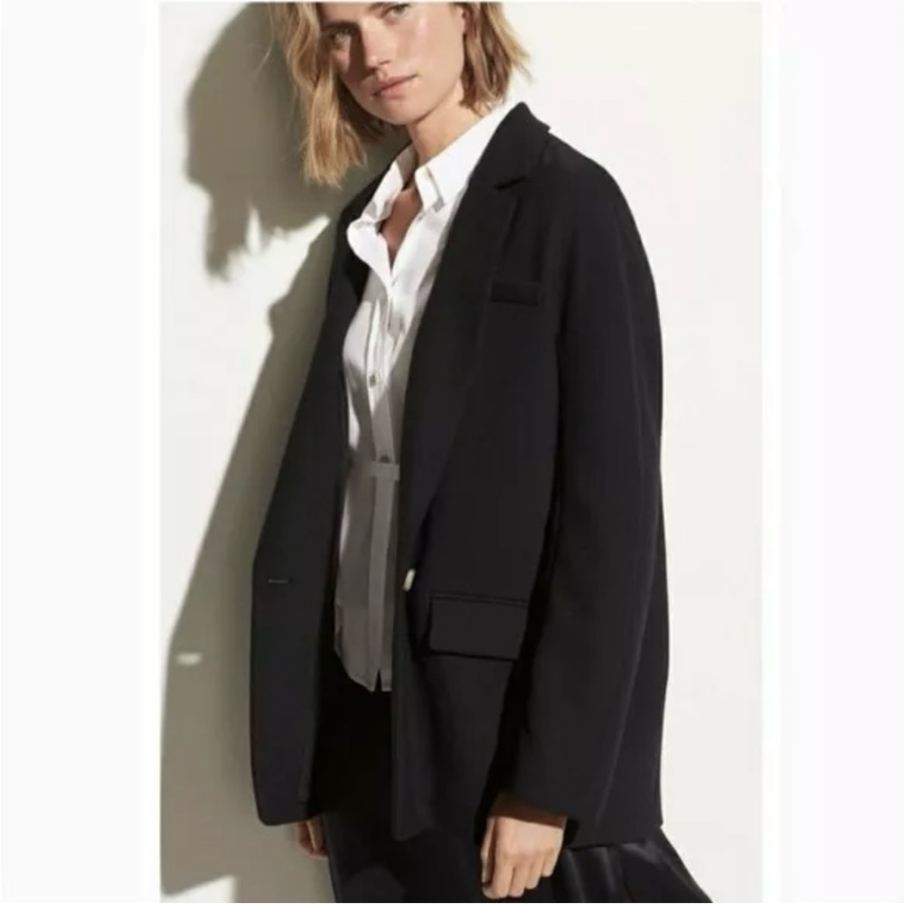 Vince Women's Black Boyfriend Blazer Size XS